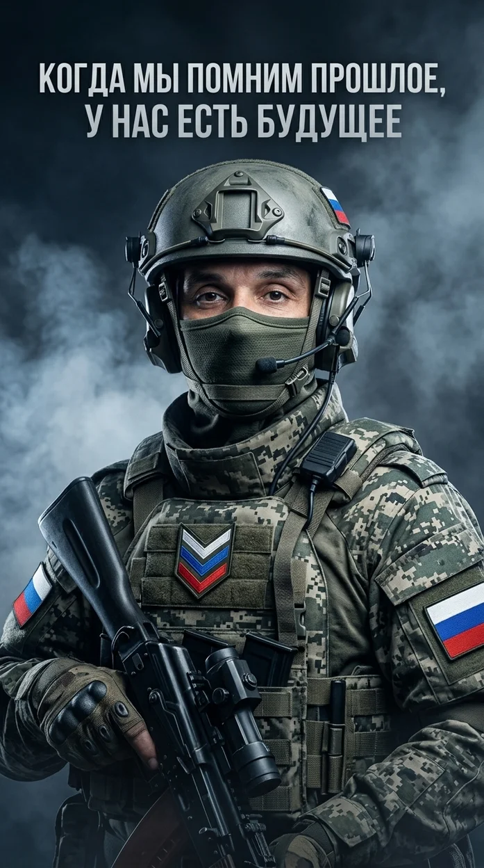 AI фото в военной форме через нейросеть